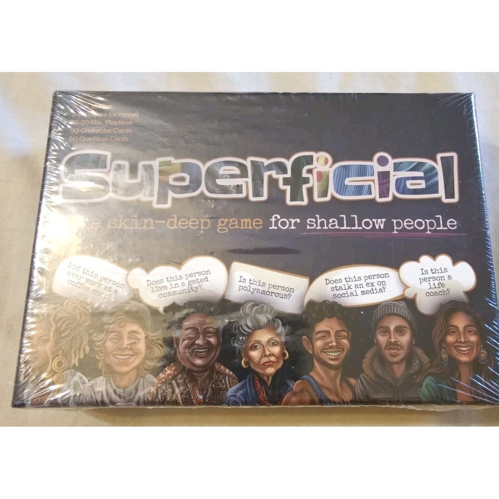 SUPERFICIAL Adult Party Card Game - The Skin-Deep Game For Shallow People